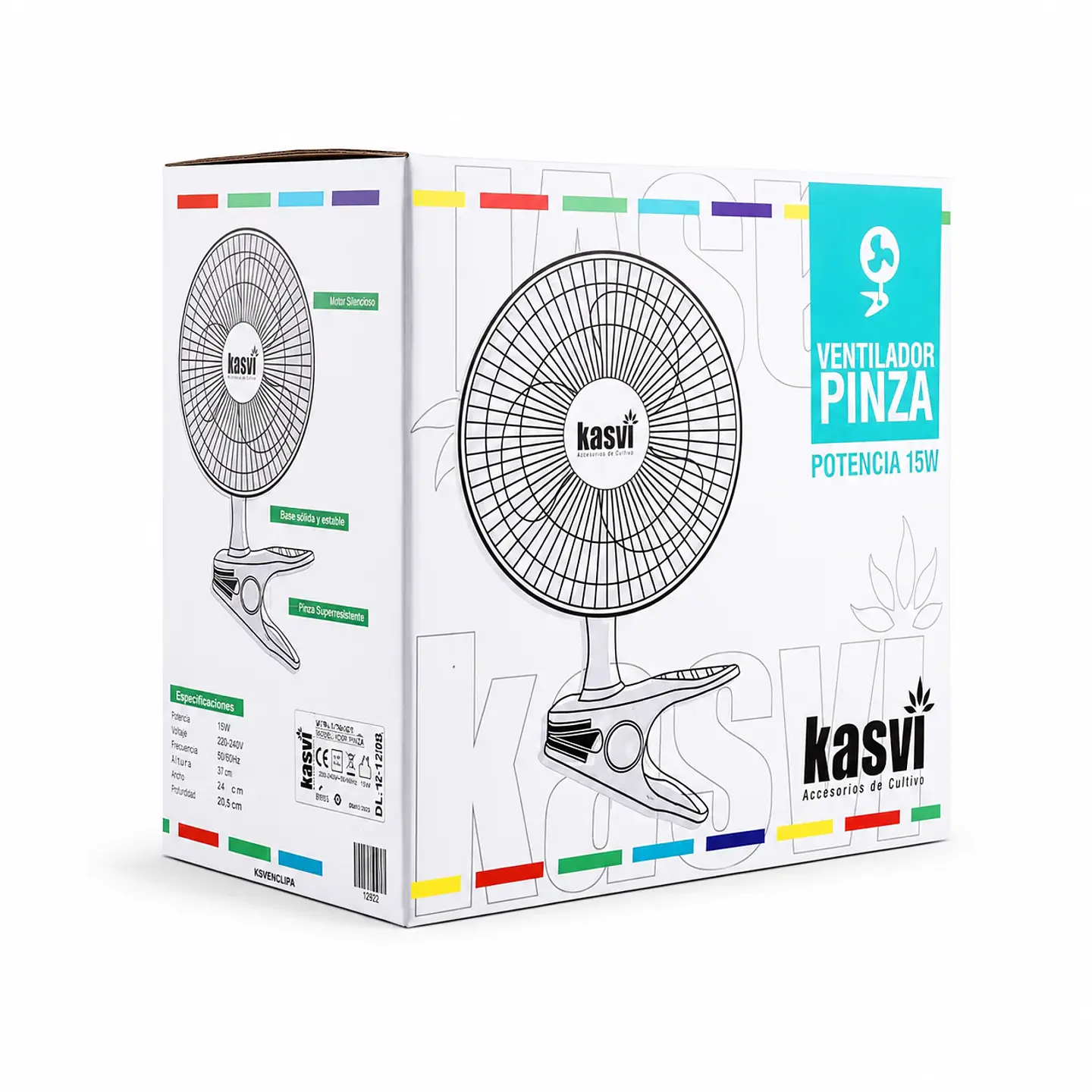 Ventilador A Pinza 15W-Kasvi 3