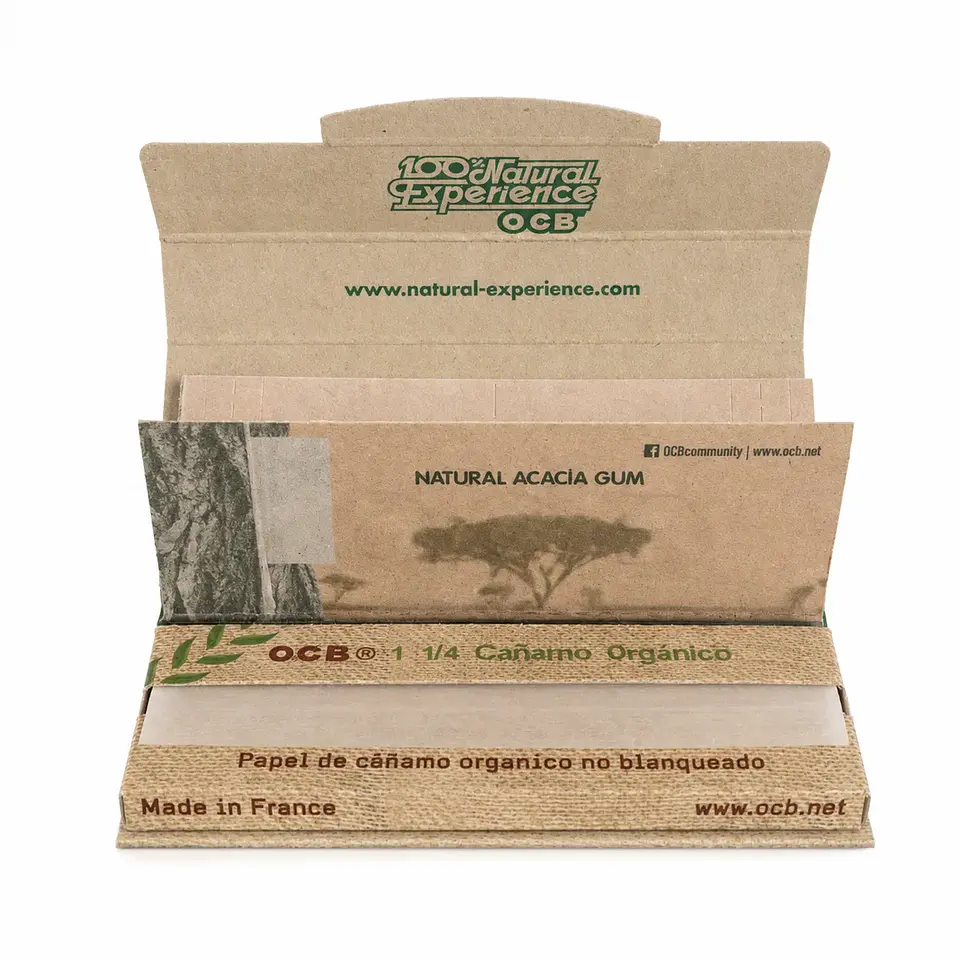 Organic Hemp 1 1/4 con Tips - OCB 3