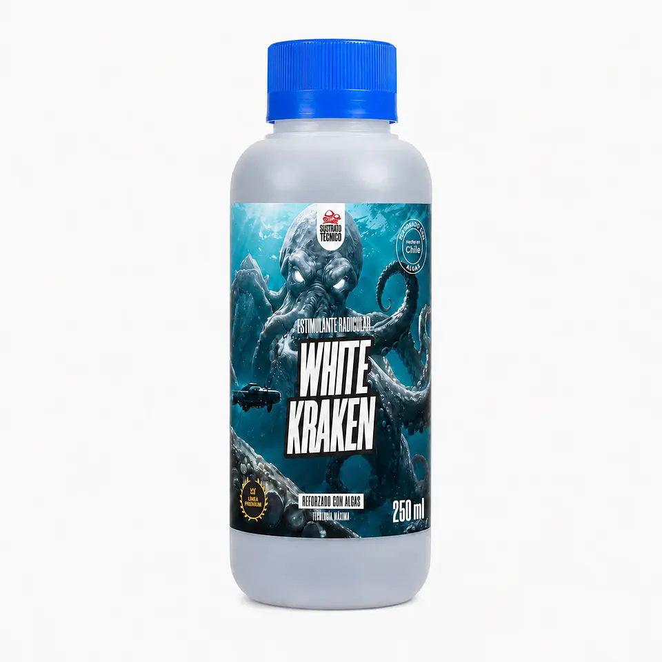White Kraken Estimulante Radicular con Algas (1000/250)ml - Sustrato Técnico 1