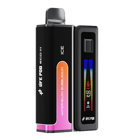 Kit Life Pod Eco 3 Vape Recargable 20.000 Puffs — Batería + Recarga 3,5% (6 sabores)