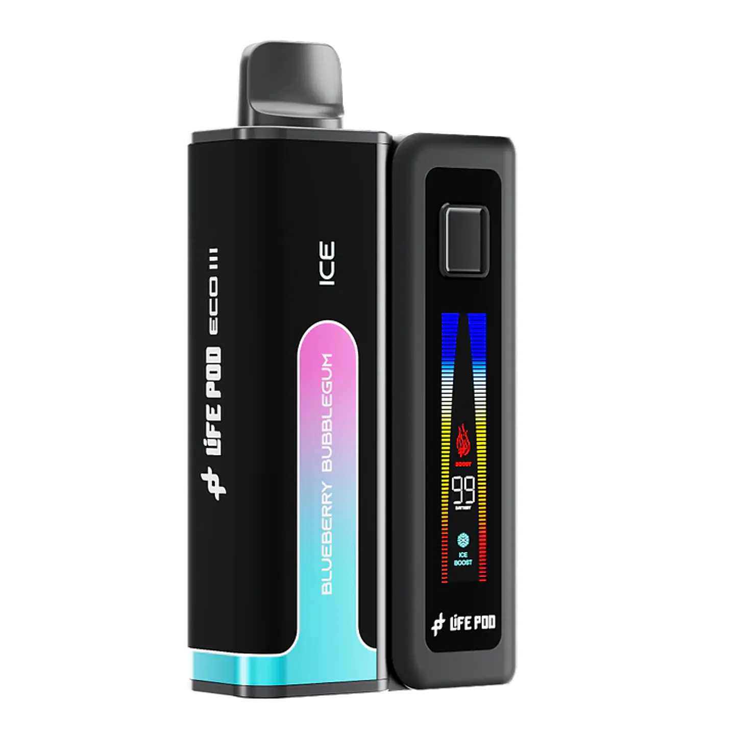 Kit Life Pod Eco 3 Vape Recargable 20.000 Puffs — Batería + Recarga 3,5% (6 sabores) 6