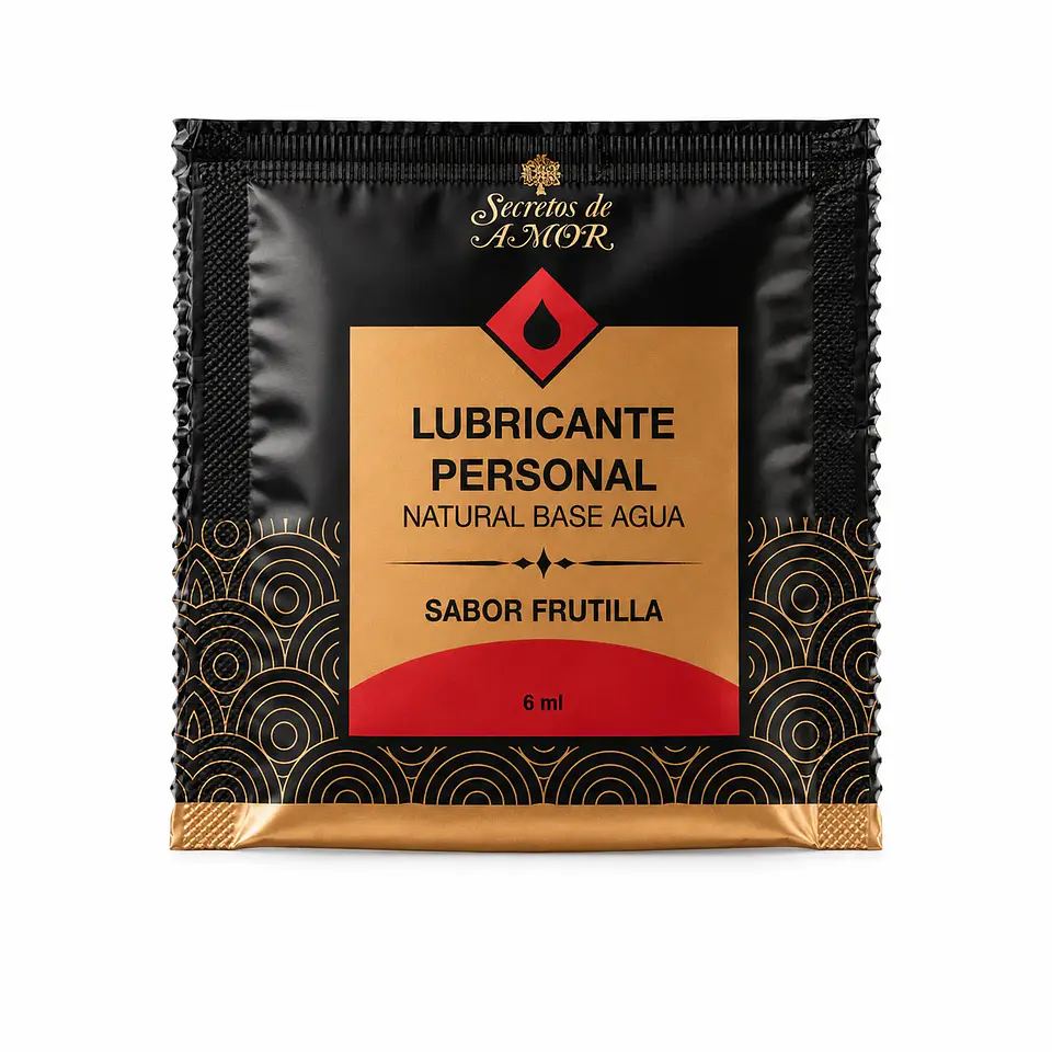 Lubricante Íntimo De Frutilla En Sachet – Hidratación, Suavidad Y Placer Natural 1