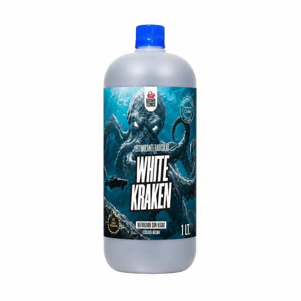 White Kraken Estimulante Radicular con Algas (1000/250)ml - Sustrato Técnico 5