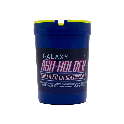 CENICERO ASH HOLDER GLOW IN THE DARK (Color a elección)- GALAXY