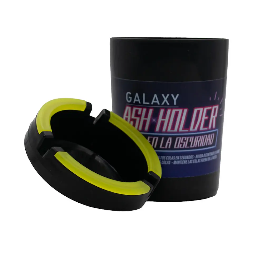 CENICERO ASH HOLDER GLOW IN THE DARK (Color a elección)- GALAXY 5