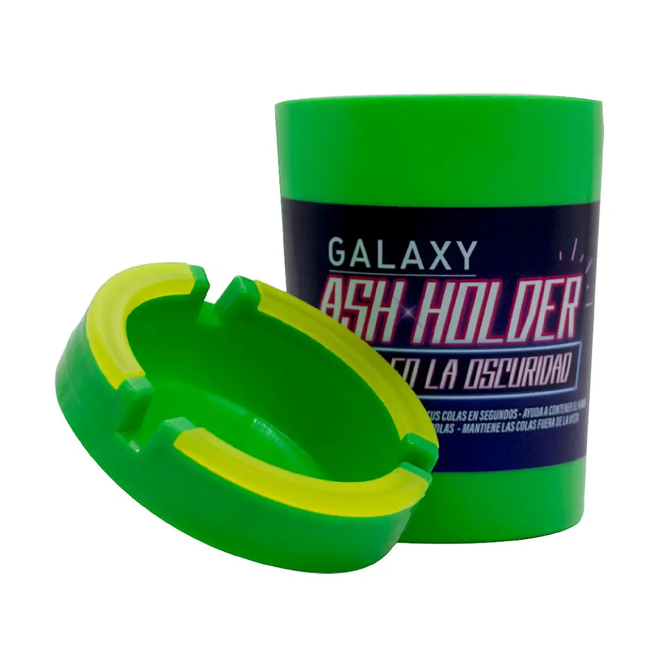 CENICERO ASH HOLDER GLOW IN THE DARK (Color a elección)- GALAXY 8