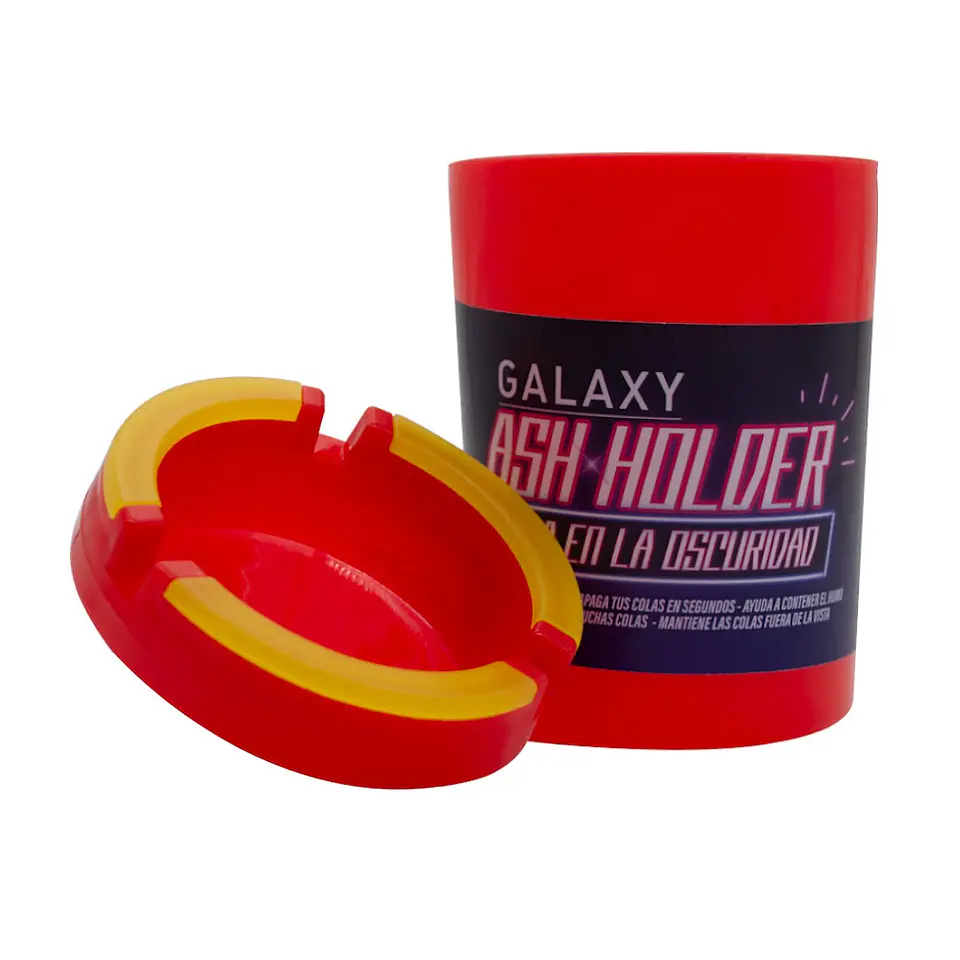 CENICERO ASH HOLDER GLOW IN THE DARK (Color a elección)- GALAXY 14