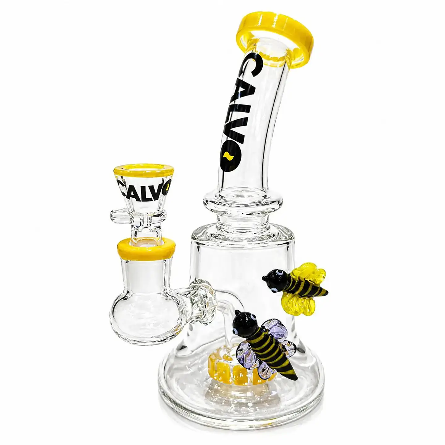 Bong Bee Rig Lite 19 - Calvo Glass (Color a elección) 4