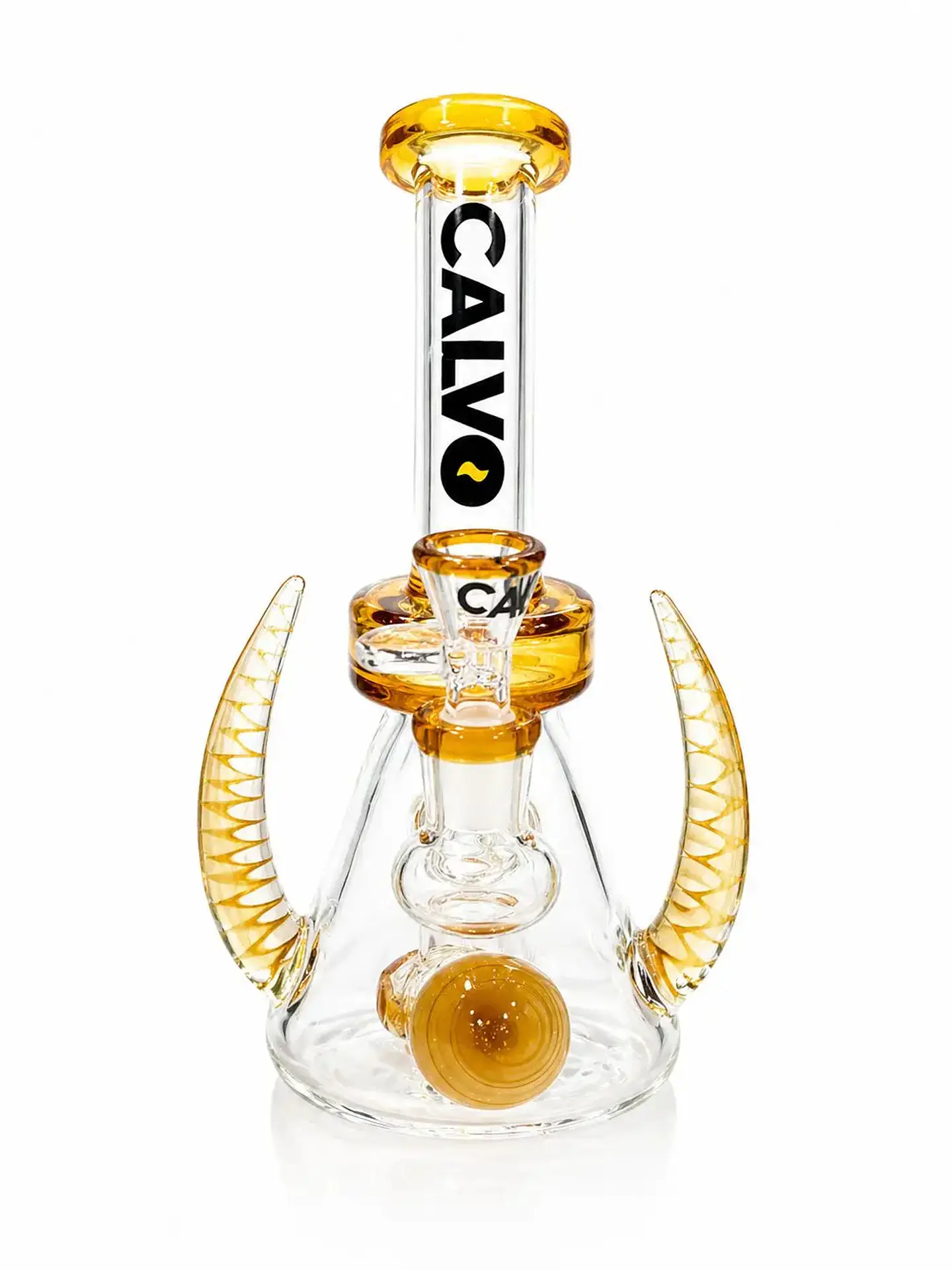 Bong Space Horn Rig 23 - Calvo Glass (Color a elección) 2
