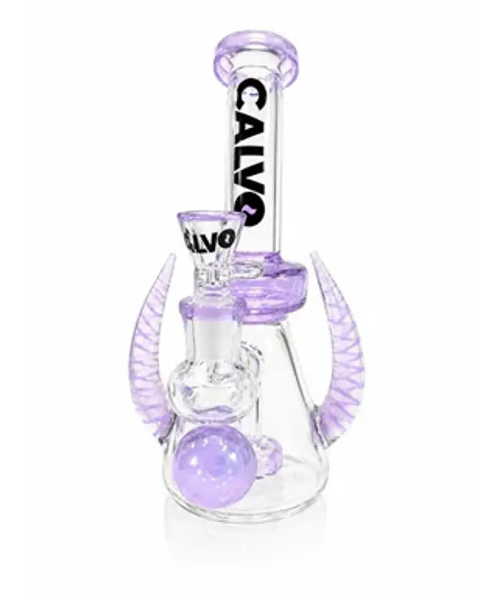 Bong Space Horn Rig 23 - Calvo Glass (Color a elección) 3
