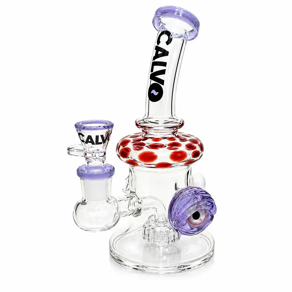 Bong Void Eyes Rig 18 - Calvo Glass (Color a elección) 2