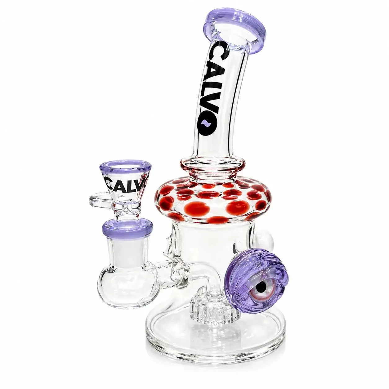 Bong Void Eyes Rig 18 cm - Calvo Glass 2