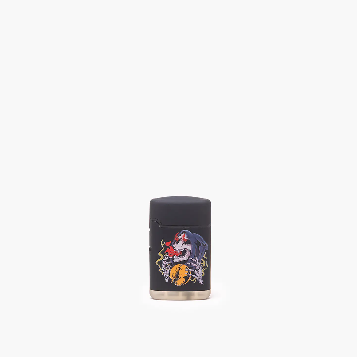 Encendedor Classic Rubber Skull & Roses - Special Blue 4