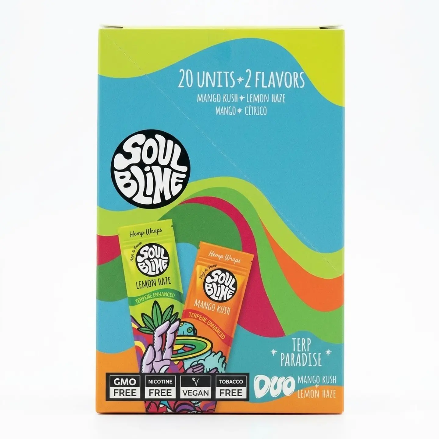 Blunt Hemp Wraps Duo Display 20U (Sabor a elección) -Soulblime 5