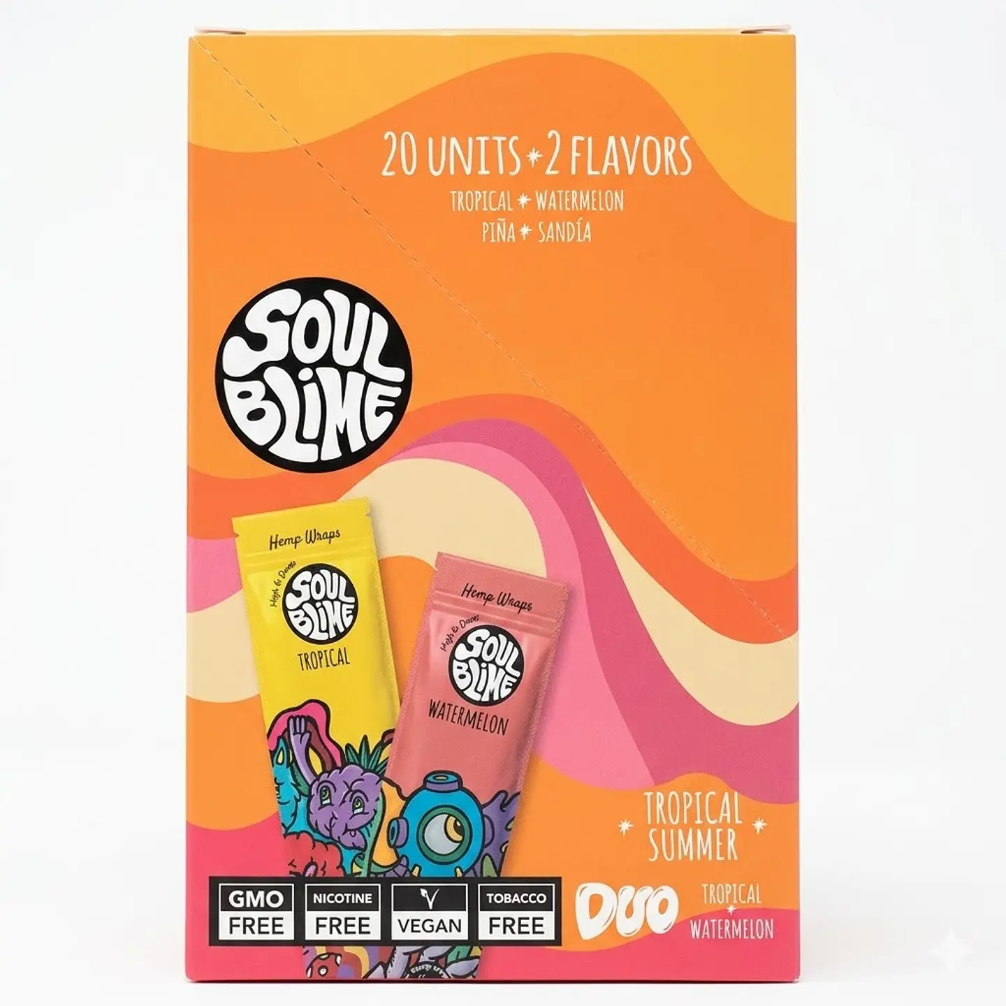 Blunt Hemp Wraps Duo Display 20U (Sabor a elección) -Soulblime 6