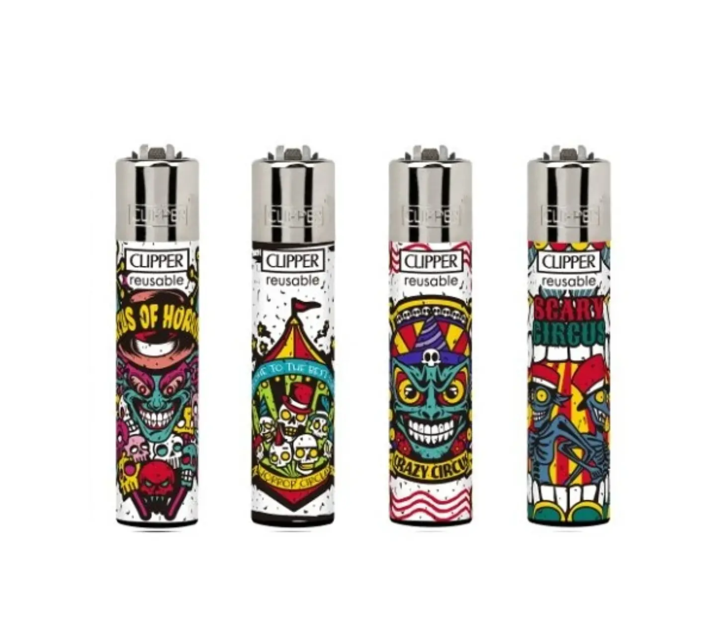 Encendedor Clipper Recargable Horror Days – Diseño Surtido (Unidad) 2