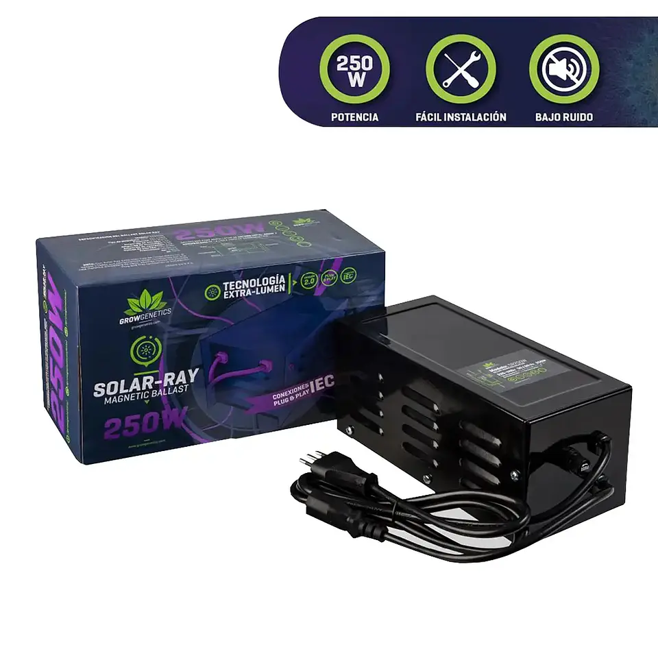 BALASTRO SOLAR RAY 250W/400W/600W-GROW GENETICS 4
