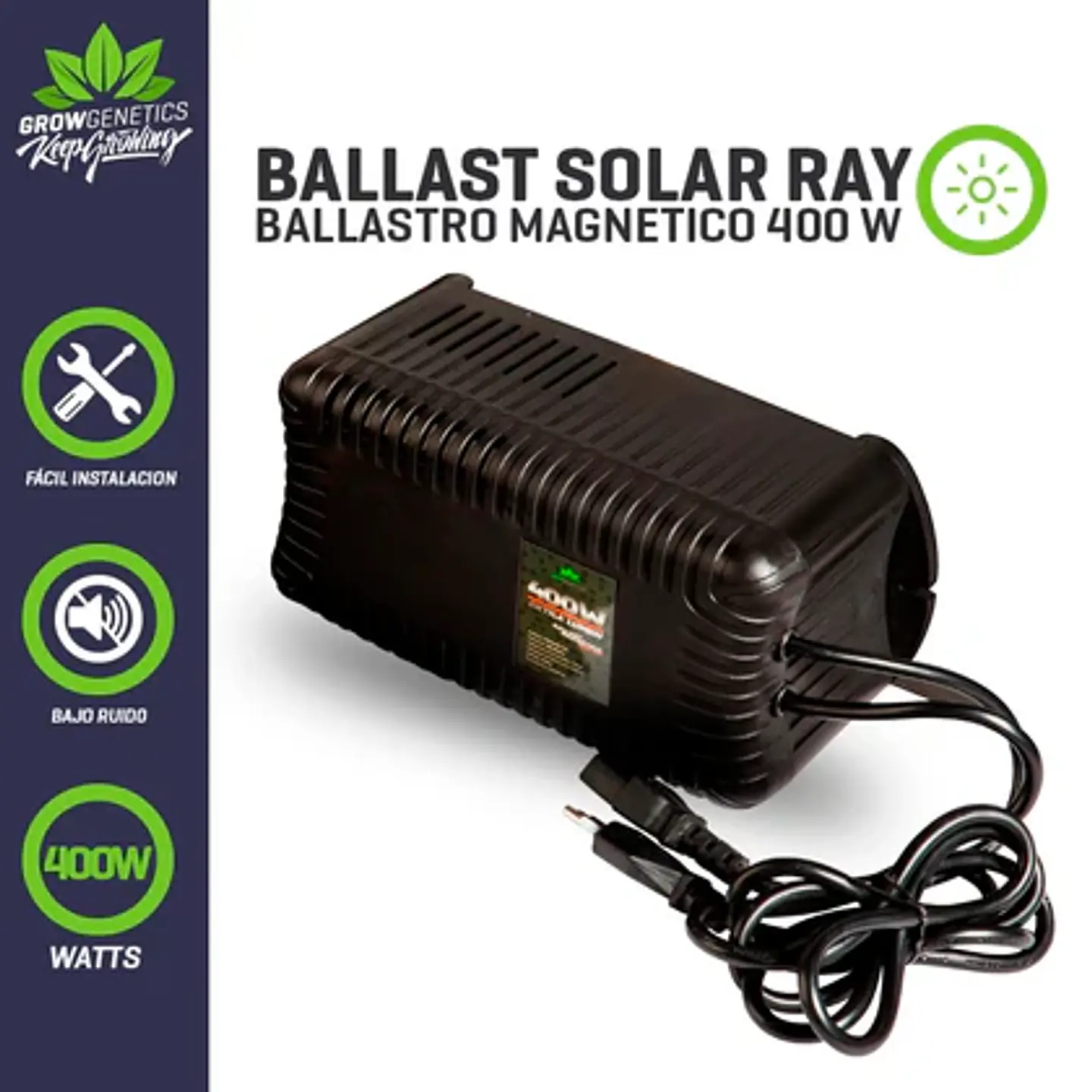 BALASTRO SOLAR RAY 250W/400W/600W-GROW GENETICS 5