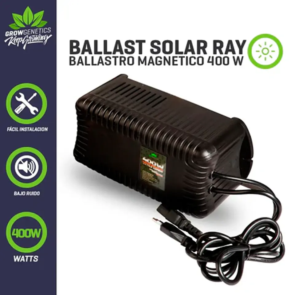 BALASTRO SOLAR RAY 250W/400W/600W-GROW GENETICS 5