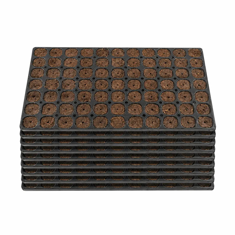 Root Plug Coco/Turba 77U (Bandeja / Box 10 Bandejas) -Canna 9