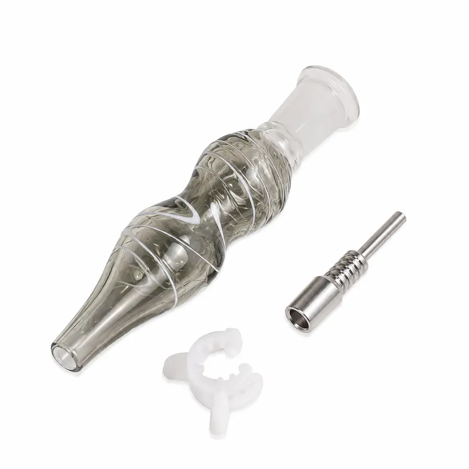 Nectar Collector de Vidrio con Punta de Titanio 9 cm 6