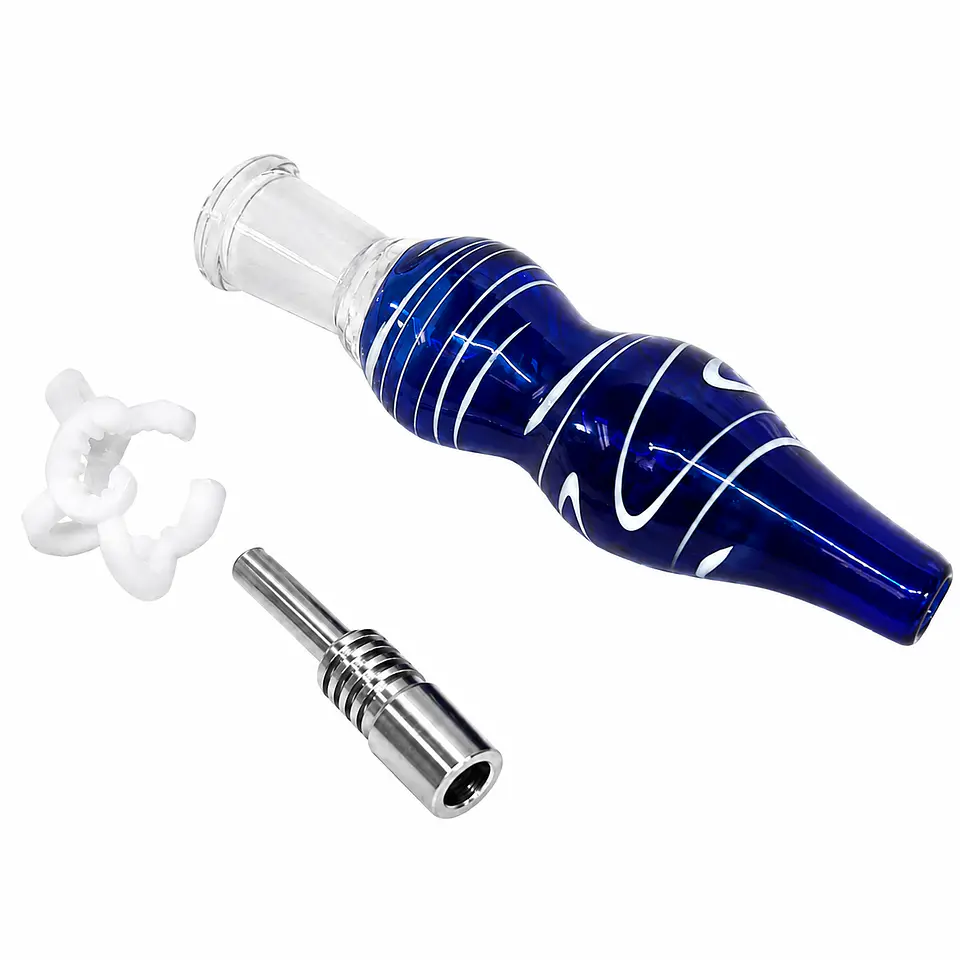 Nectar Collector de Vidrio con Punta de Titanio 9 cm 9