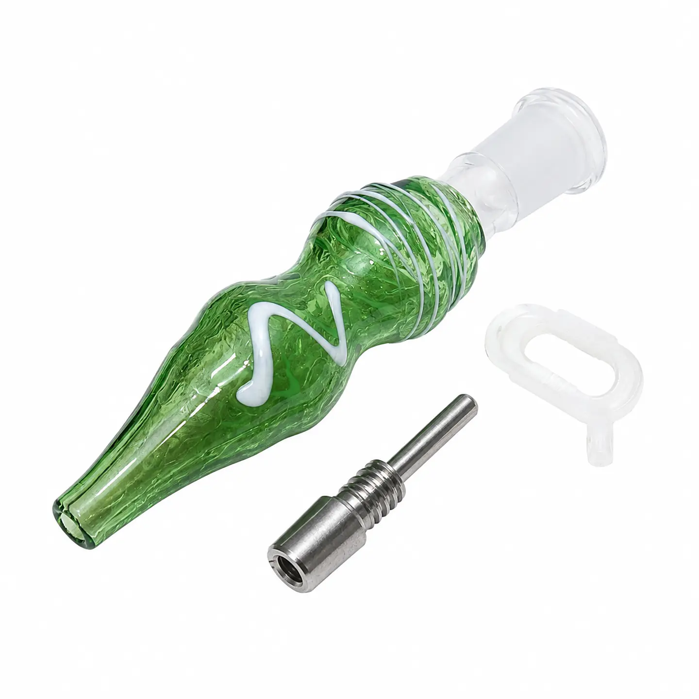 Nectar Collector de Vidrio con Punta de Titanio 9 cm 10