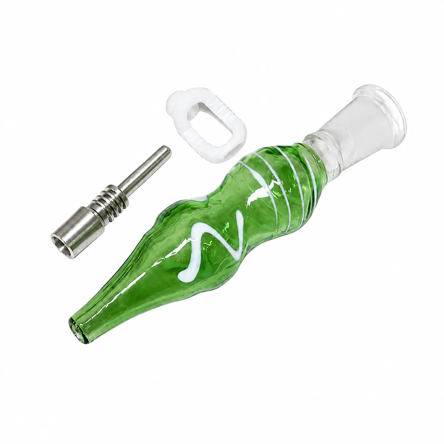Nectar Collector de Vidrio con Punta de Titanio 9 cm 11