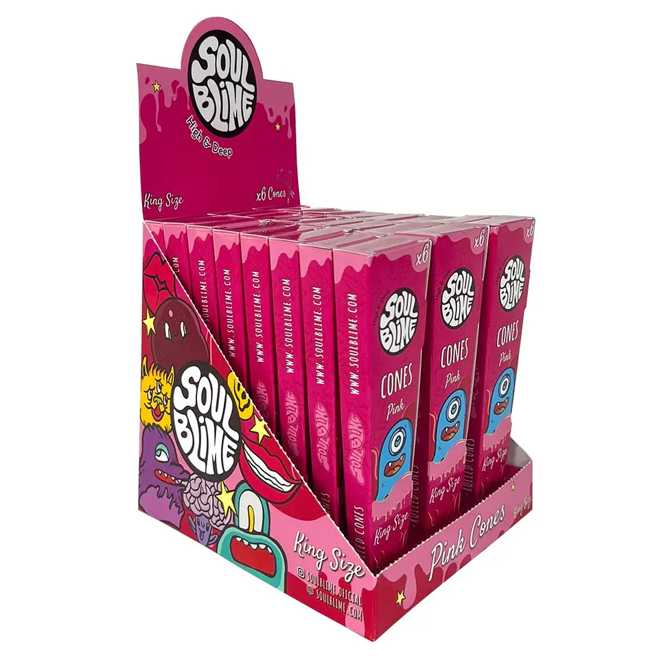 Conos King Size Display 24U (Papel a elección) -Soulblime 1