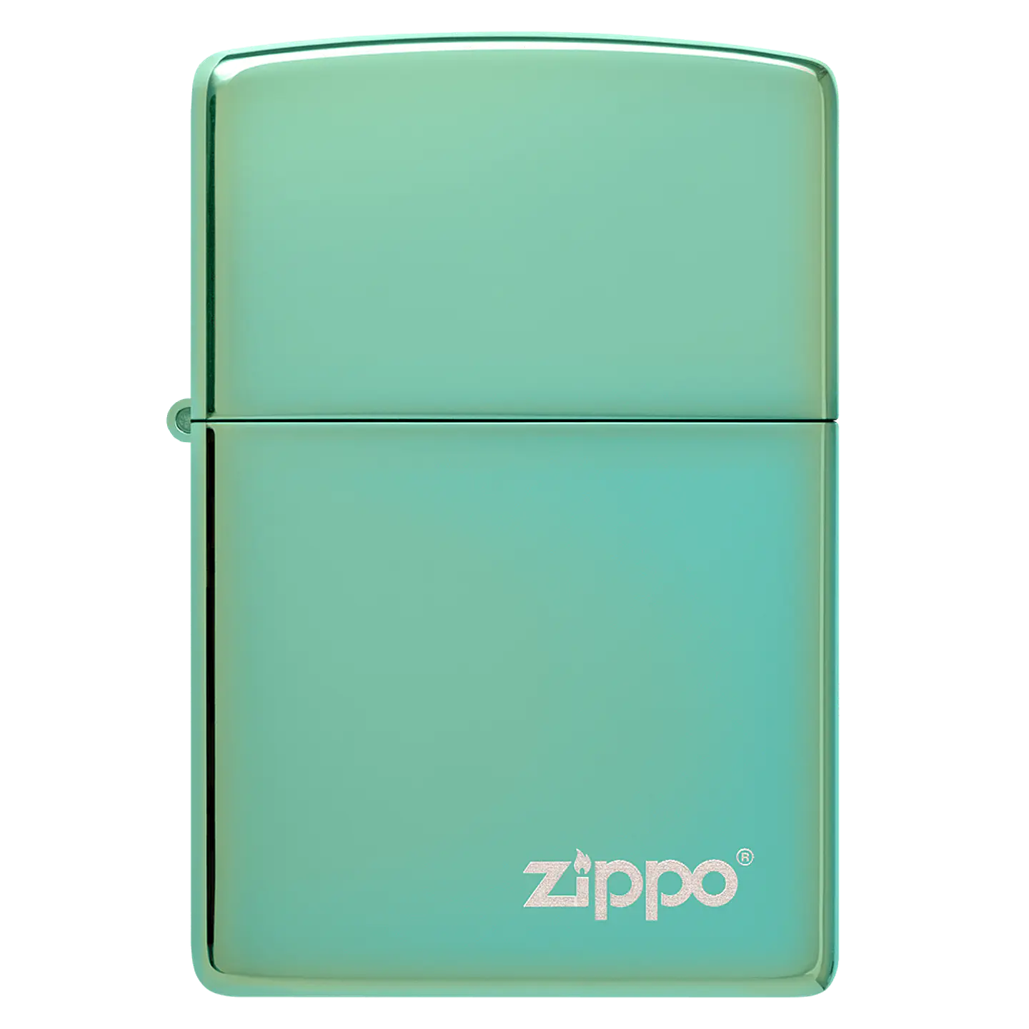 Encendedor High Polish Green Lasered -Zippo 1