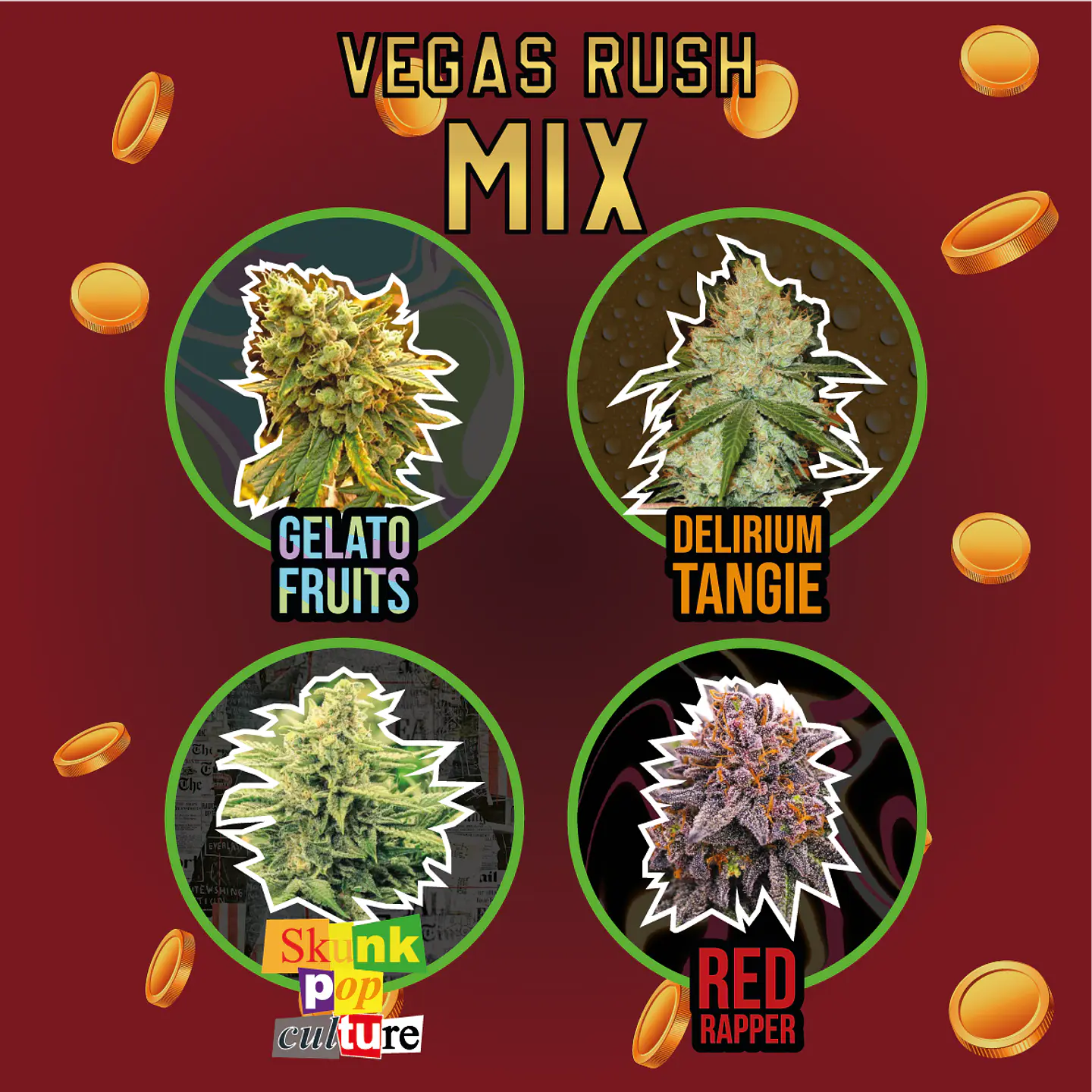 Mix Vegas Rush Fem (X4 / X8) -Delirium Seeds 2