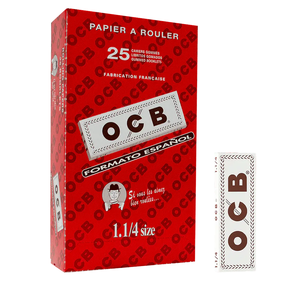 Papelillos OCB 1 1/4 Display 25U (Tipo a elección) -OCB 1