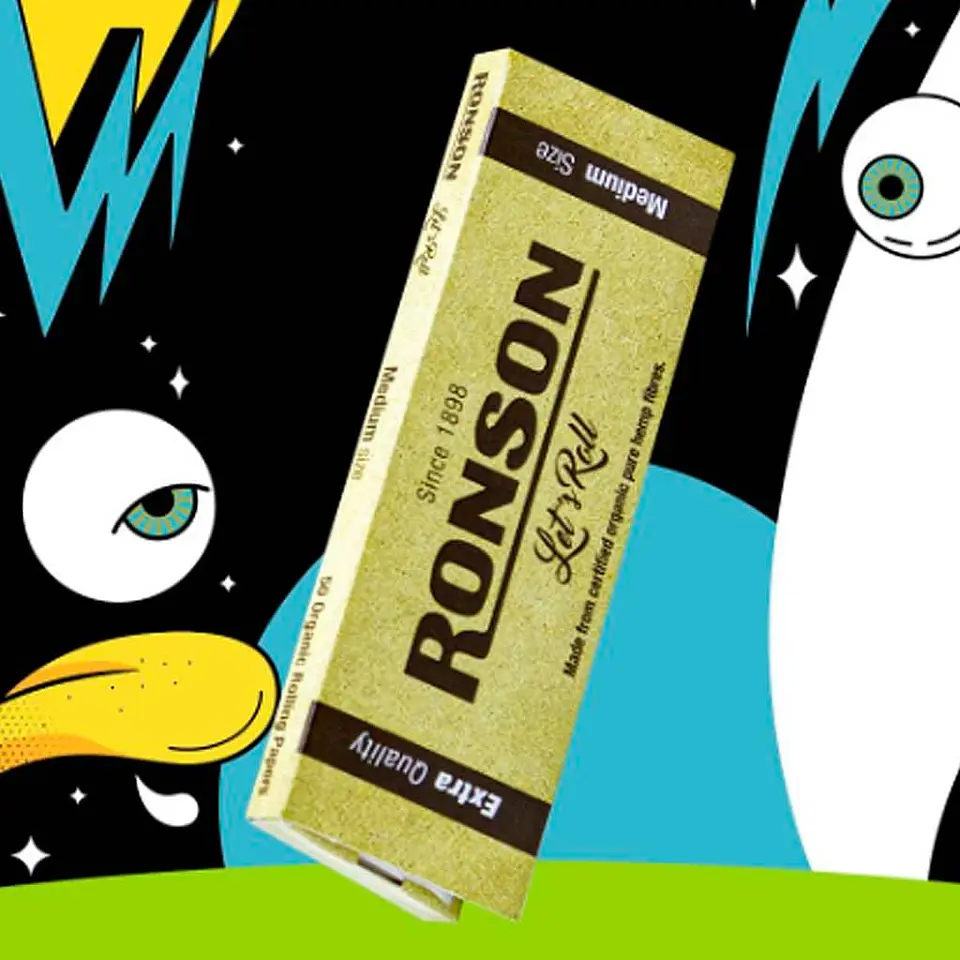 Papelillos Ronson 1 1/4 Display 25U (Tipo a elección) -Ronson 1