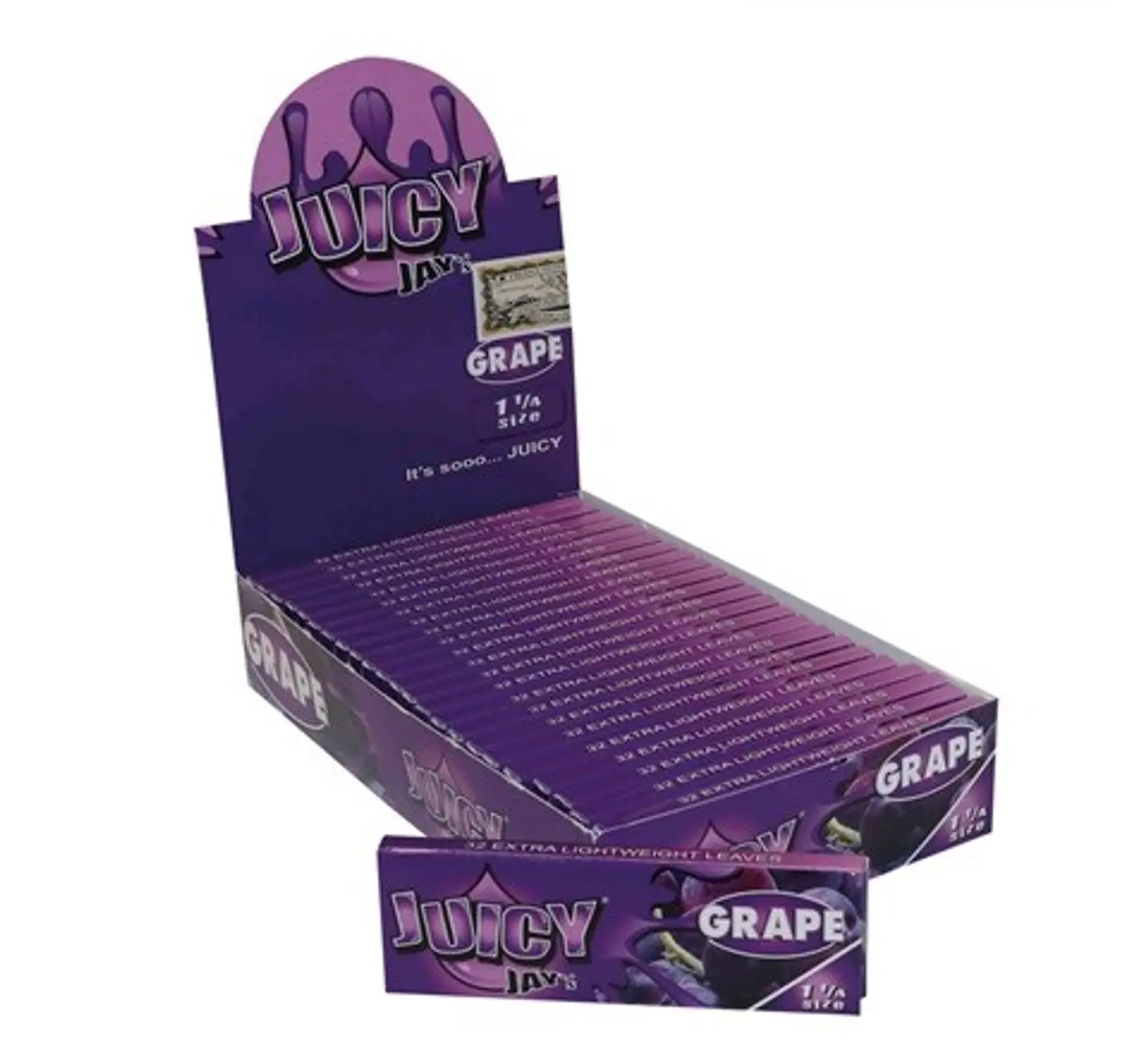 Papelillos Juicy Jays 1 1/4 Display 24U (Sabor a elección) -Juicy Jays 4