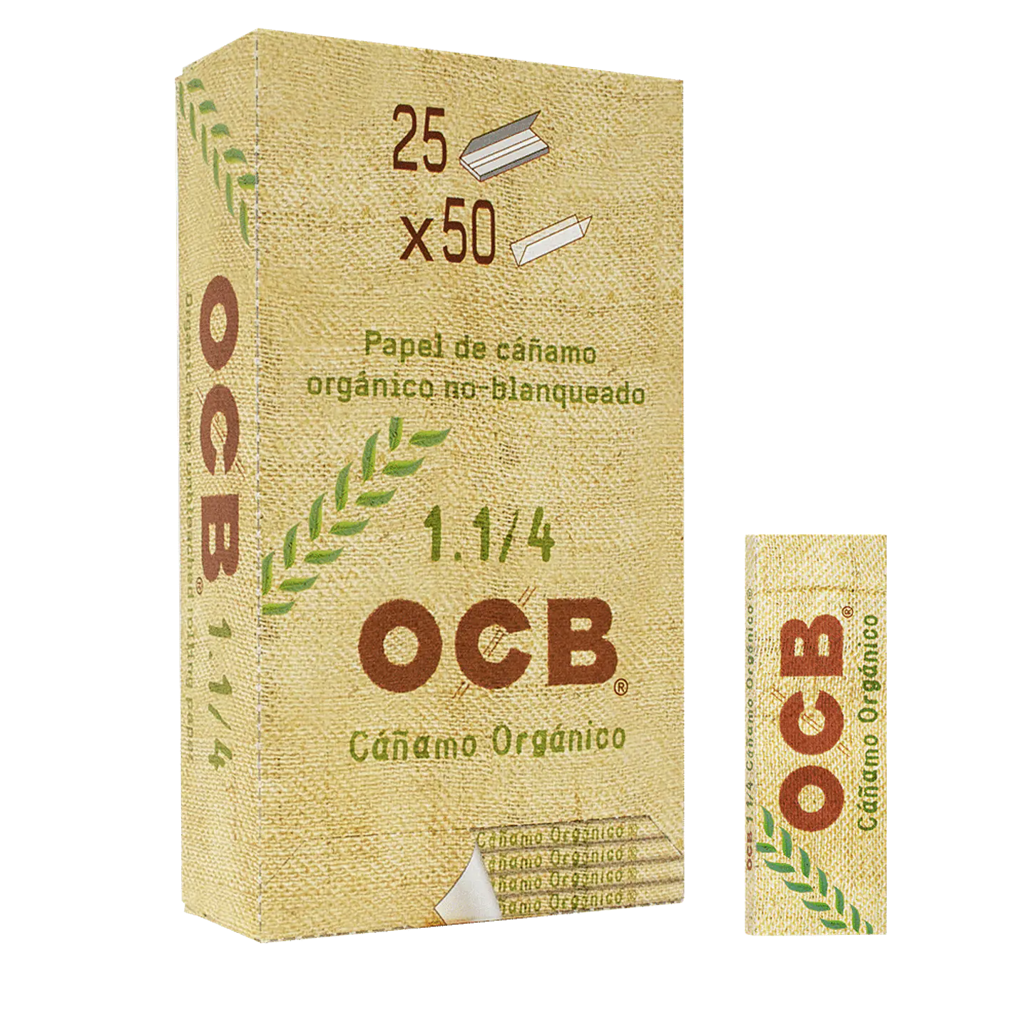 Papelillos OCB 1 1/4 Display 25U (Tipo a elección) -OCB 2