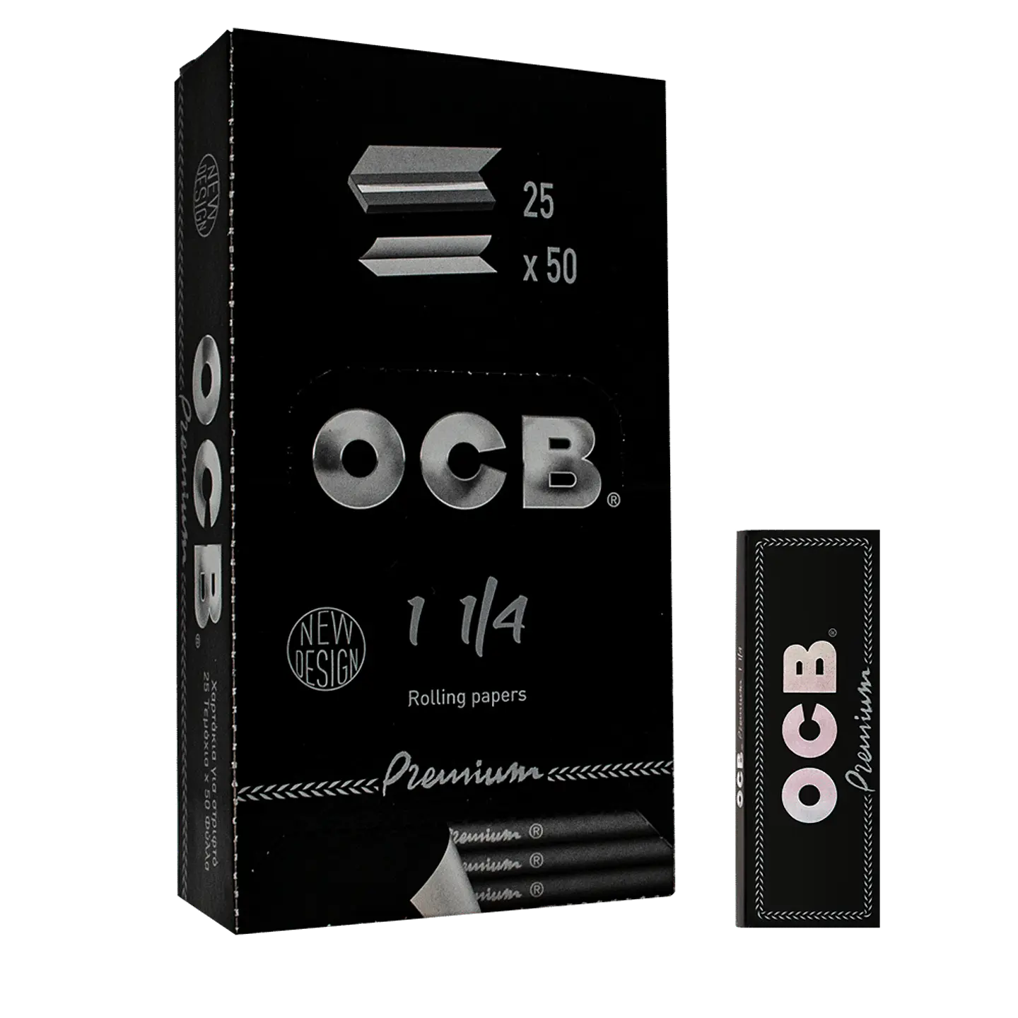 Papelillos OCB 1 1/4 Display 25U (Tipo a elección) -OCB 3