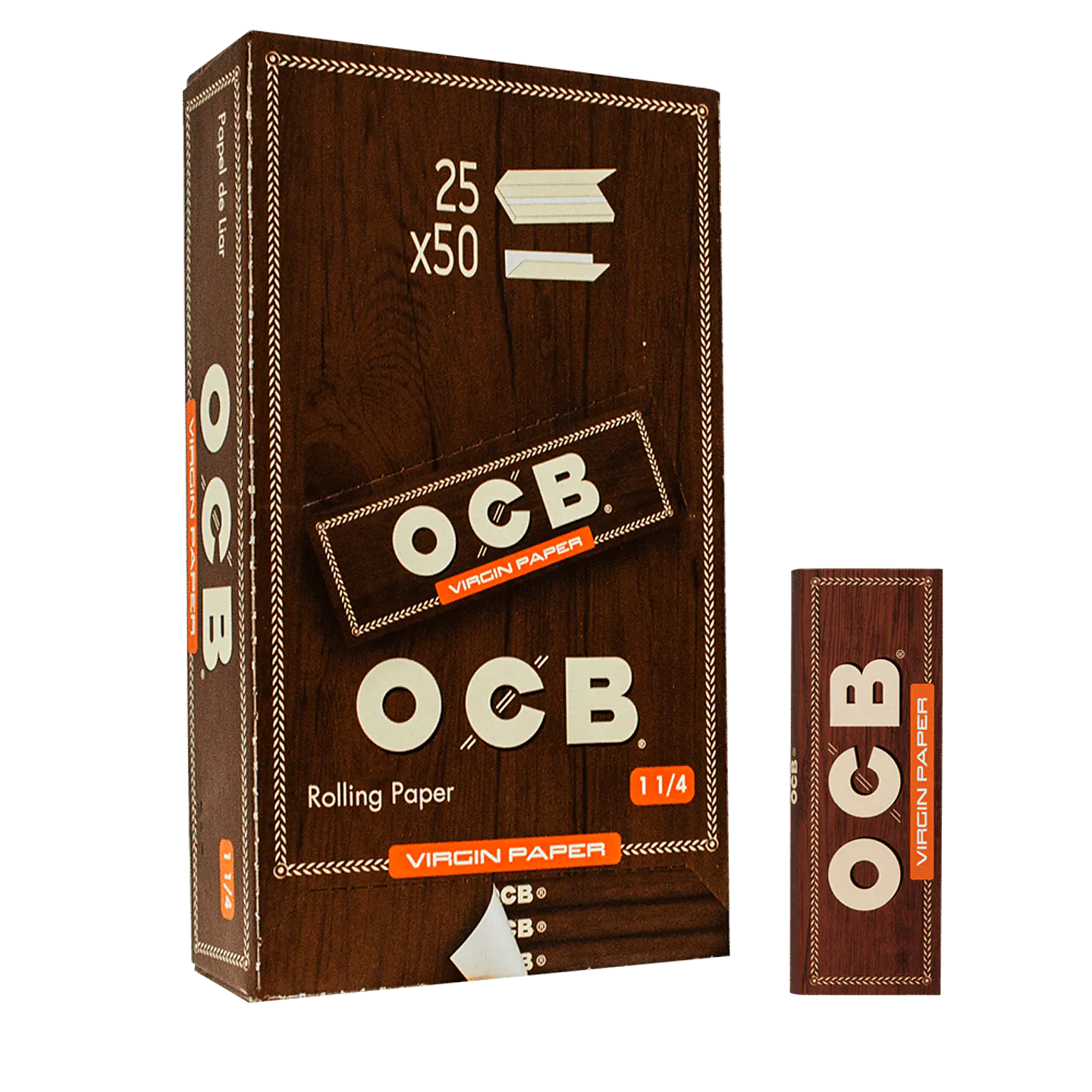 Papelillos OCB 1 1/4 Display 25U (Tipo a elección) -OCB 4