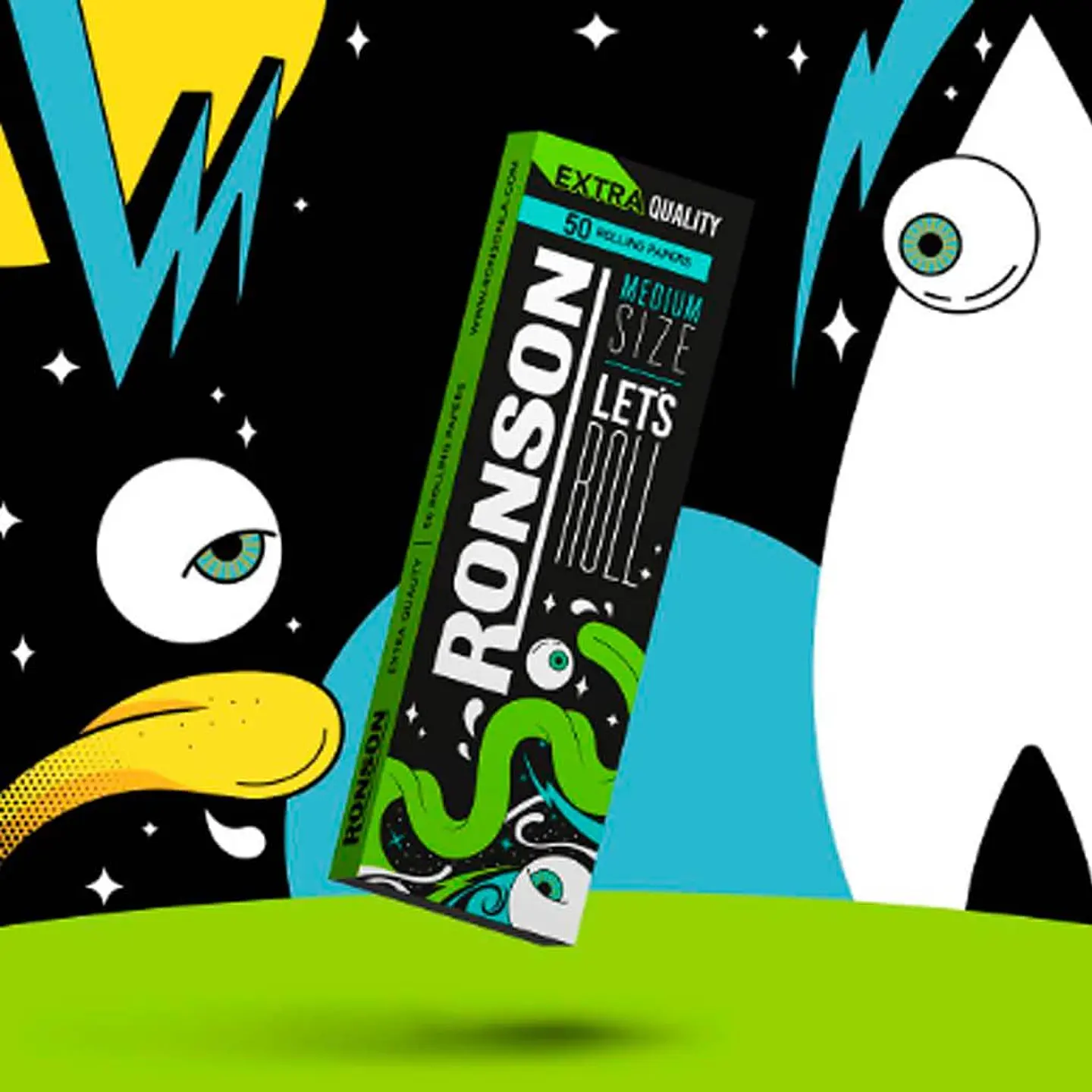 Papelillos Ronson 1 1/4 Display 25U (Tipo a elección) -Ronson 2