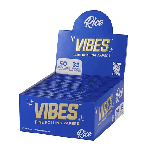 Papelillos Vibes King Size Slim Display 50U (Tipo a elección) -Vibes