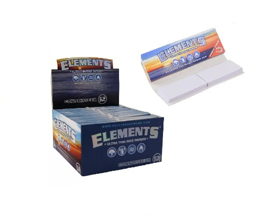 Papelillos Connoisseur + Tips 1 1/4 24U -Element 1