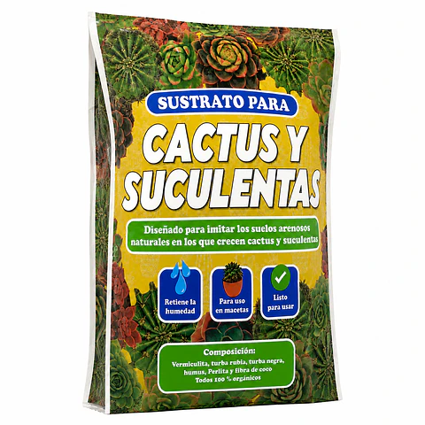 Sustrato para Suculentas y Cactus 2,5 L | Organic Life