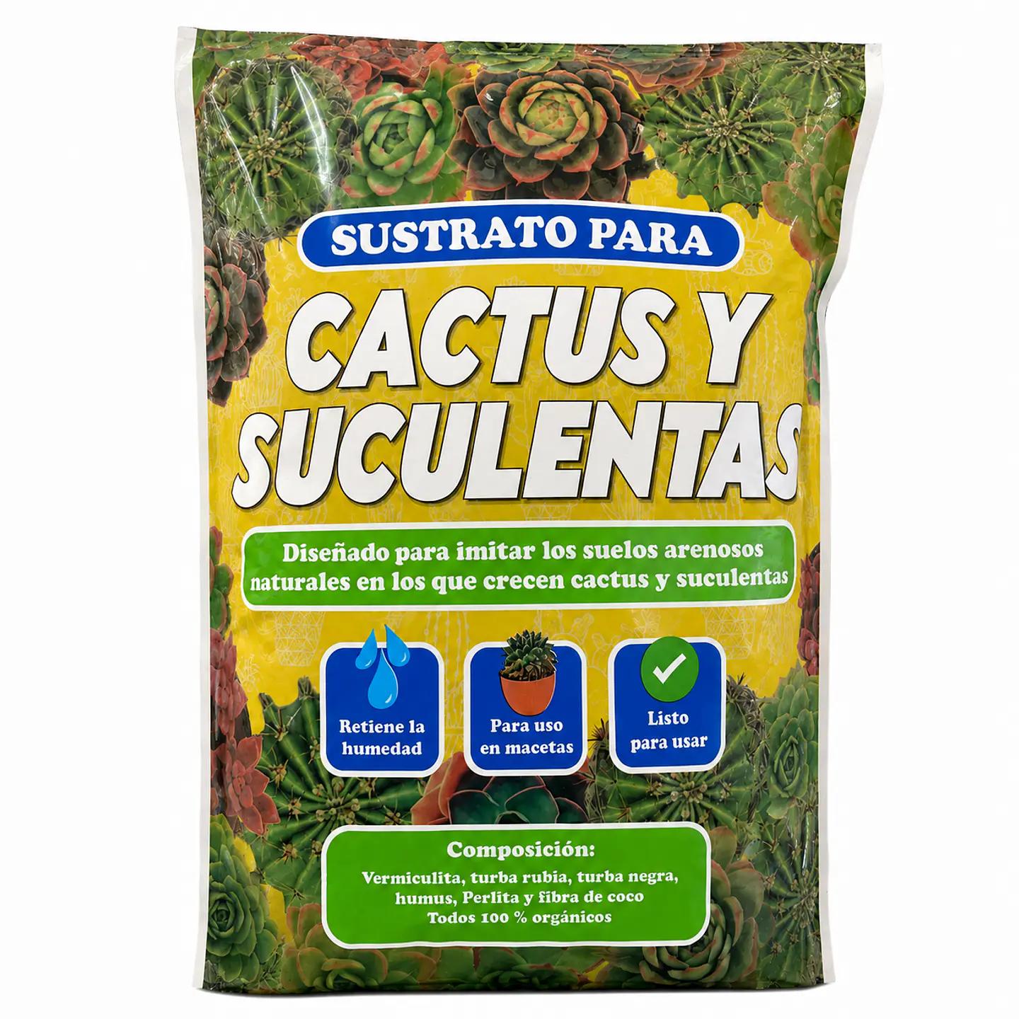 Sustrato para Suculentas y Cactus 2,5 L | Organic Life 3