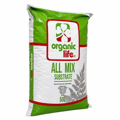 Sustrato All Mix 50 L para Trasplante | Organic Life