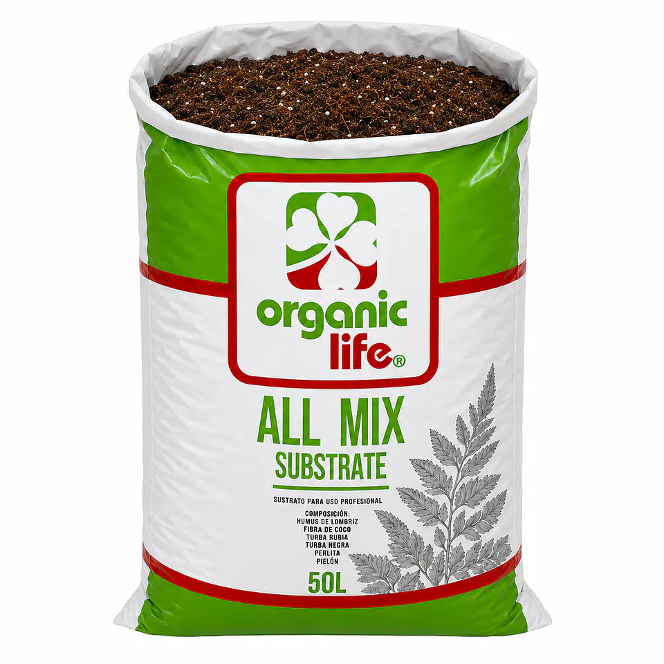 Sustrato All Mix 50 L para Trasplante | Organic Life 2