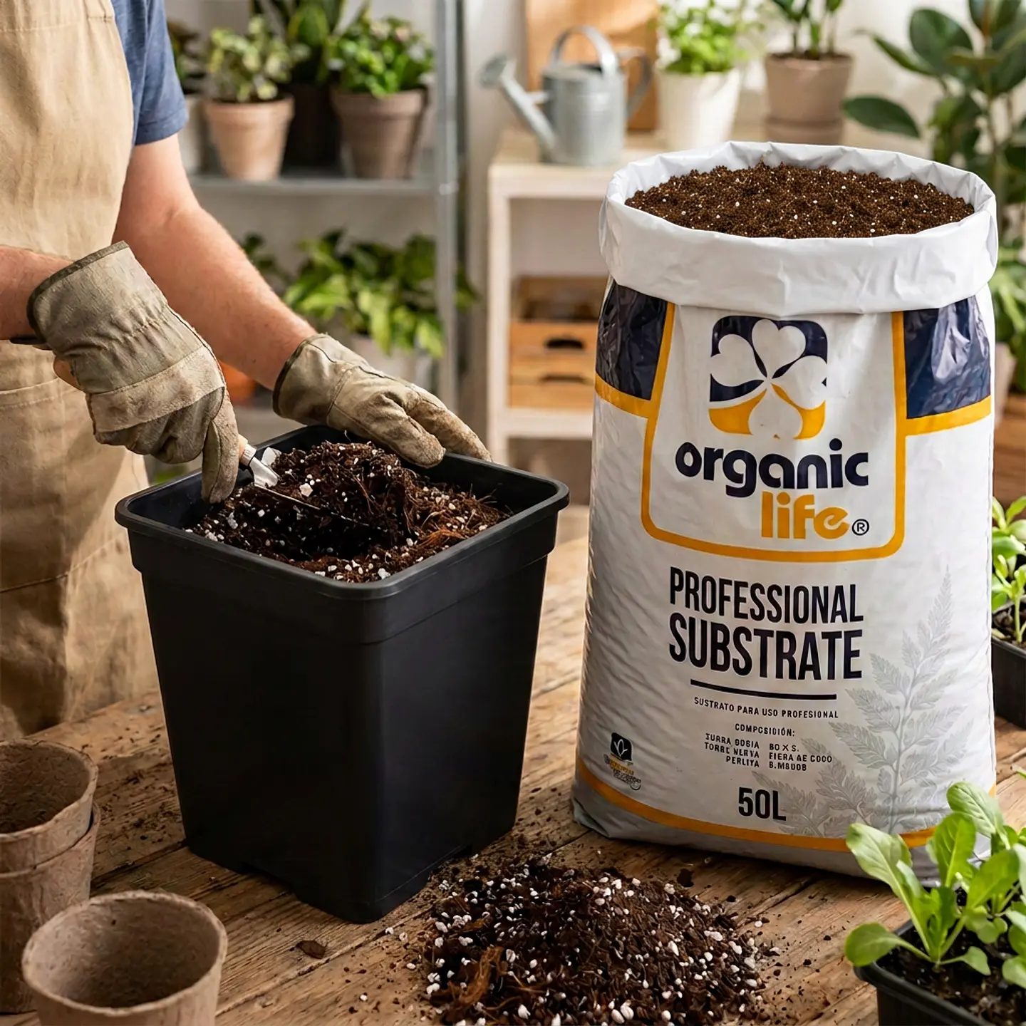Sustrato Light Mix 10/50 LT Indoor y Exterior | Organic Life 3