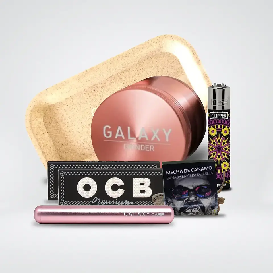 Pack Moledor Aluminio Case  63Mm- Galaxy 9