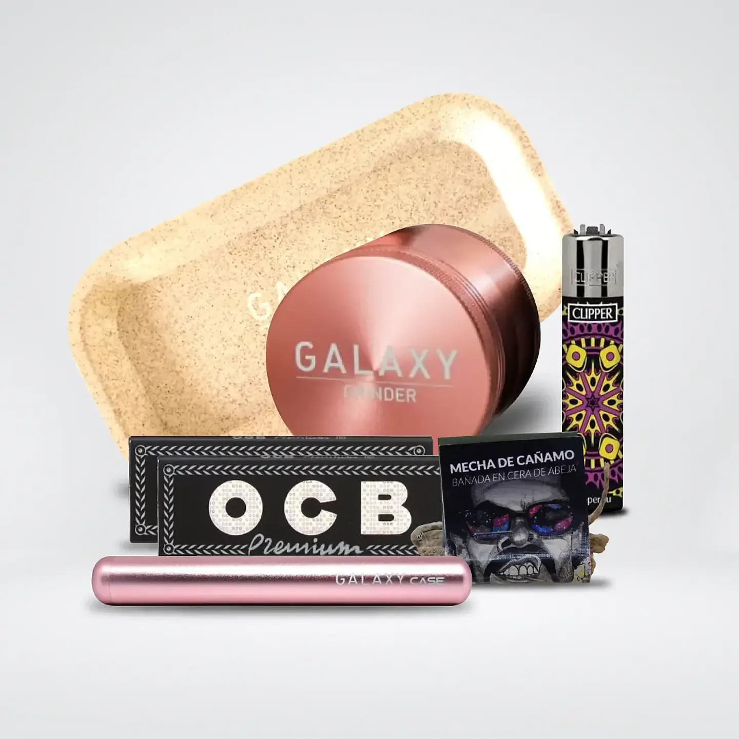 Pack Moledor Aluminio Case 55Mm -Galaxy 9