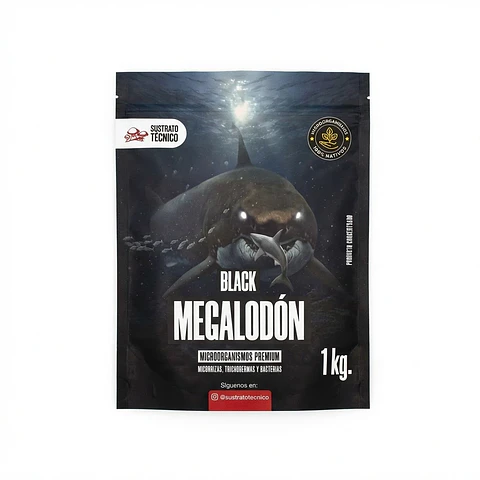 BLACK MEGALODÓN-SUSTRATO TÉCNICO (6 g/50 g/200 g/1 kg)