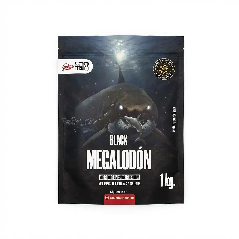 BLACK MEGALODÓN-SUSTRATO TÉCNICO (6 g/50 g/200 g/1 kg) 1