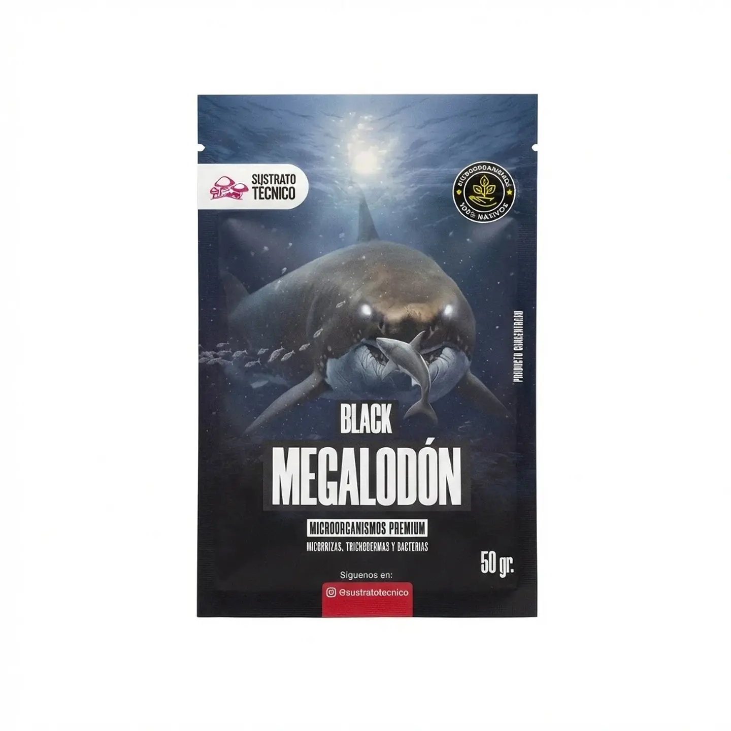 BLACK MEGALODÓN-SUSTRATO TÉCNICO (6 g/50 g/200 g/1 kg) 2